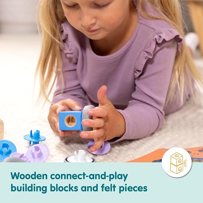 Melissa & Doug Blockables Town Connectable Wooden Building Blocks - Image 7