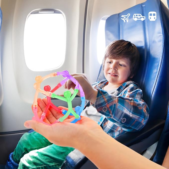 48pcs Magnetic People Figures for Kids 3-8 Travel STEM Fidget Toy - Image 6