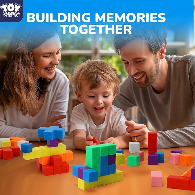 TOY Life Primary Magnetic Blocks, 80-Piece STEM Set, Ages 3-8 - Image 7