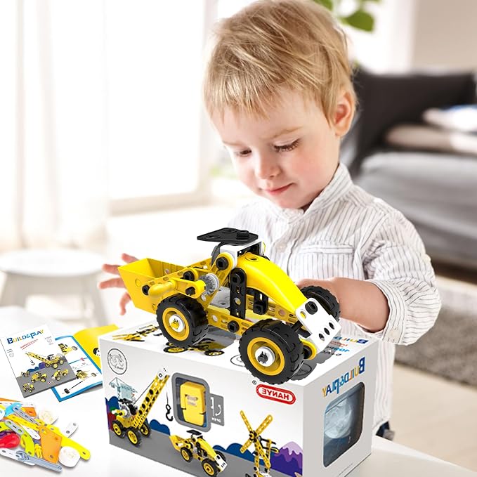 choopheme 10 in 1 Stem Toys for 5 6 7 8 9+ Year Old Building Block Kit Stem Activities Projects Boy Toys Age 4-8 5-7 6-8 8-10 Creative Set Educational Engineering Excavator Construction Birthday - Image 7