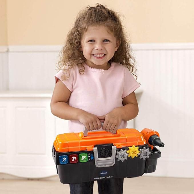 VTech Drill and Learn Toolbox , Orange - Image 8