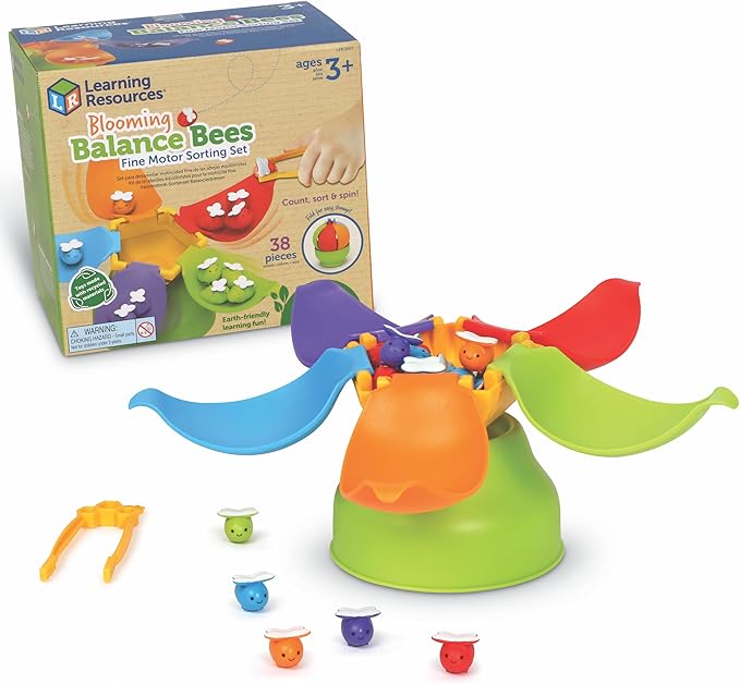 Learning Resources Blooming Balance Bees Fine Motor Sorting Set by LearningResources