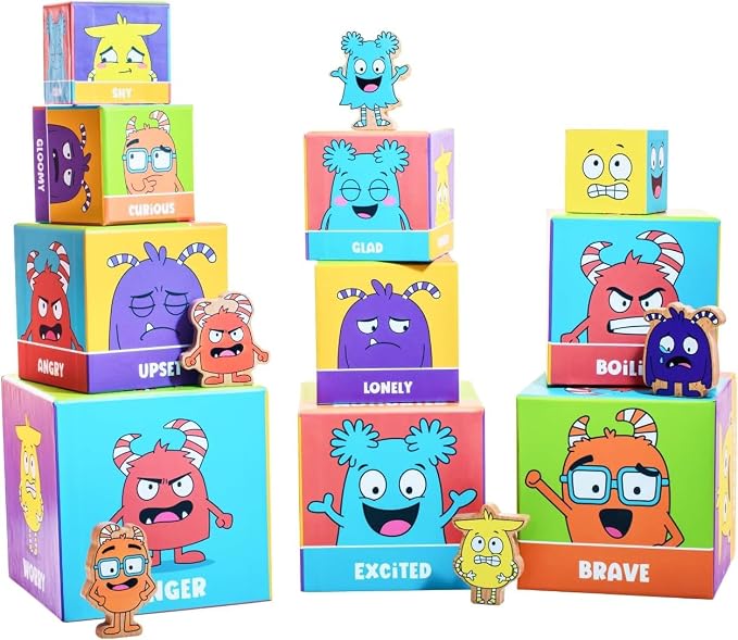 Open The Joy Tower of Emotions: Kids Emotional Intelligence Building Game, Mindfulness Activities, and Stress Relief Techniques for Ages 4 and Up - Image 4