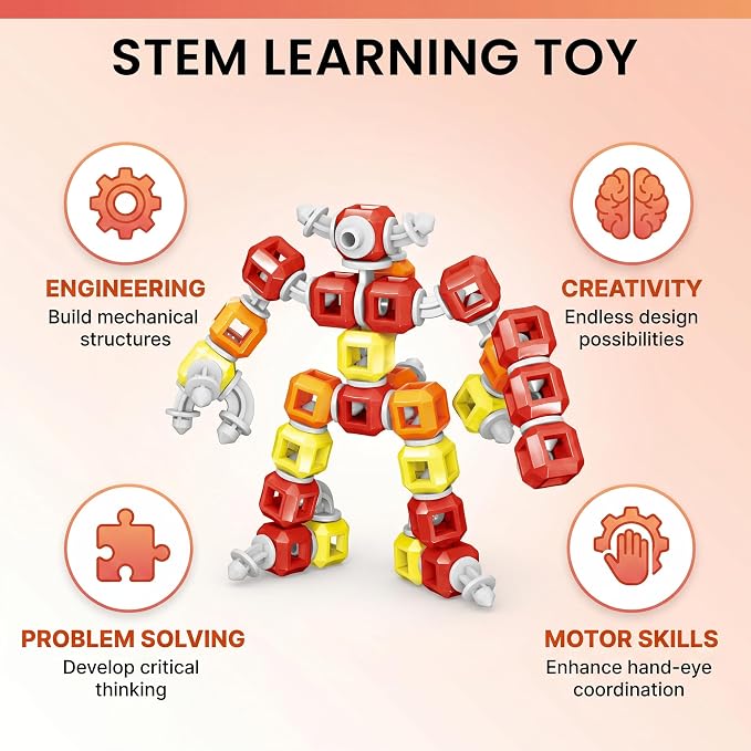 Creative 3-in-1 Robot STEM Toys for 4 5 6 7 8+ Year Old Kids Birthday Gifts - Image 4