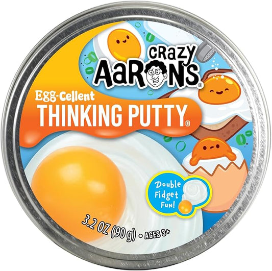 Crazy Aaron's Egg-Cellent Thinking Putty - Made in USA