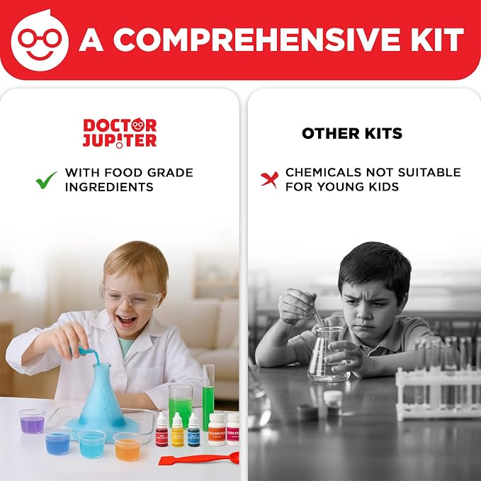 Doctor Jupiter Color Science Experiments Kit for Kids Ages 4+ - Image 7