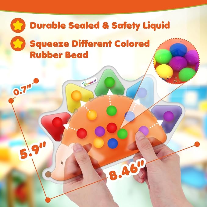 Color Sorting Sensory Toys for Kids Roadtrip Travel Essenstial for Toddler - Image 2