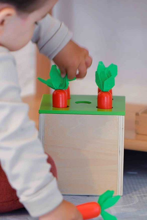 Adena Montessori 3 in 1 Wooden Play Kit for Babies 6-12 Months - Image 2