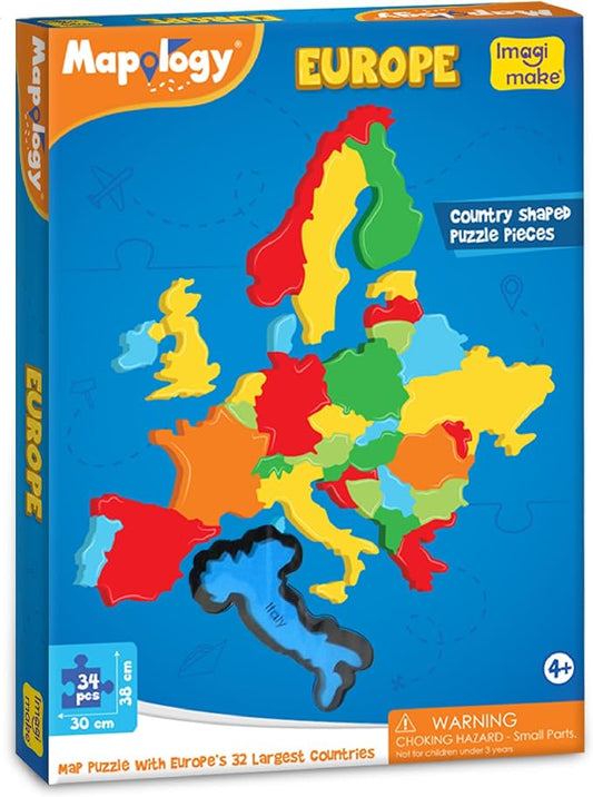Imagimake Mapology Europe Map Puzzle, Learn Europe Geography, Ages 4+ - Image 2