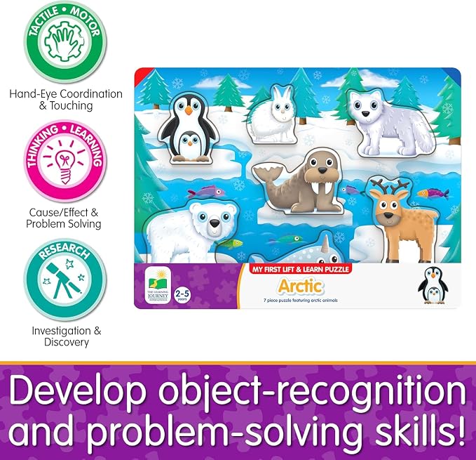 My First Lift & Learn Arctic Puzzle By The Learning Journey - Image 9
