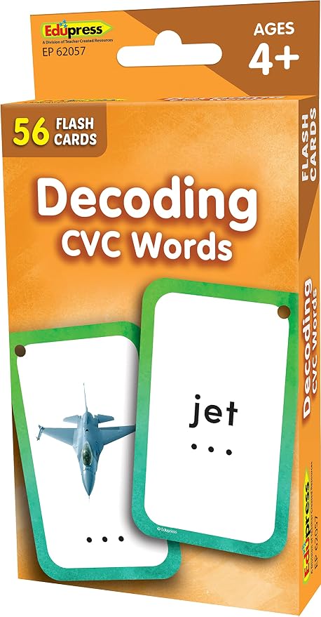 Decoding CVC Words Flash Cards (EP62057) - Image 5