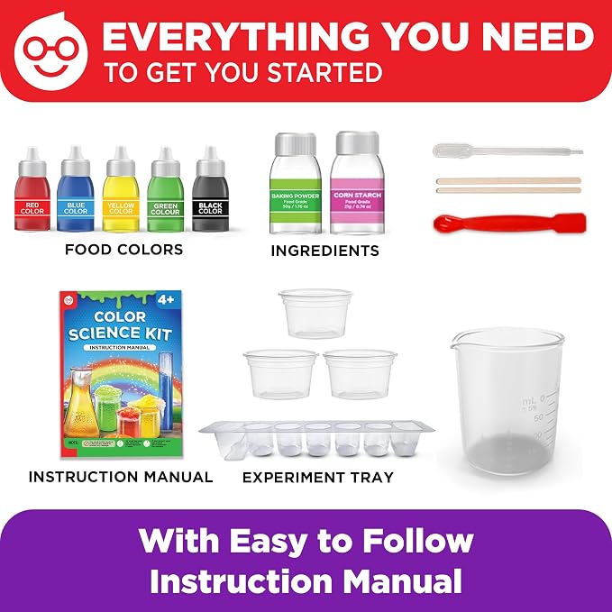 Doctor Jupiter Color Science Experiments Kit for Kids Ages 4+ - Image 6