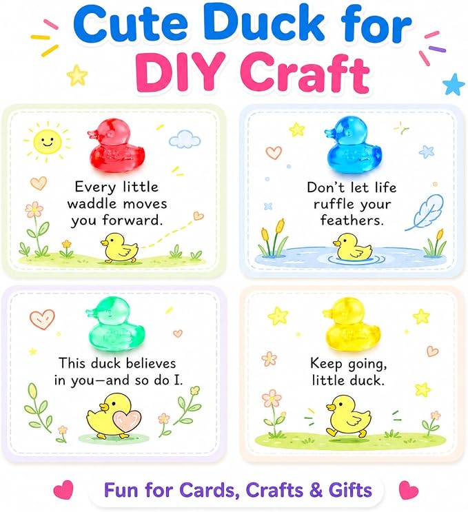 Niceup 690pcs Mini Acrylic Duck Counters for Preschool Math Manipulatives - Image 8