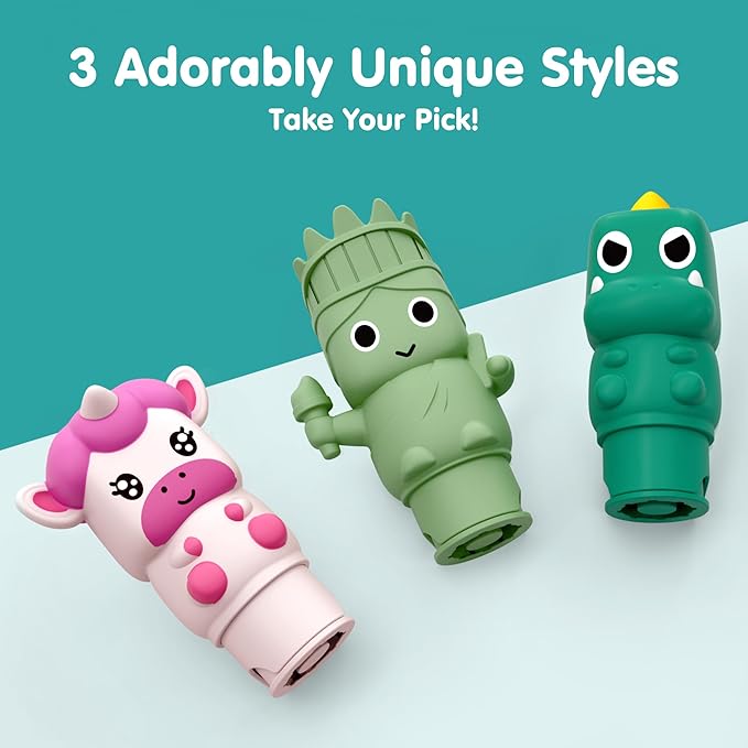 iPlay, iLearn Kid Dinosaur Sticker Stamp Activity Set - 400+ Stickers 18-Page Activity Book, Toddler Creative Mess-Free Art Craft Educational Travel Toy Birthday Stocking Gift 3 4 5 6 Yr Old Girl Boy