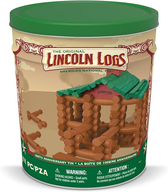 Lincoln Logs 100th Anniversary Tin - Image 2