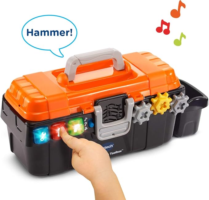 VTech Drill and Learn Toolbox , Orange - Image 4