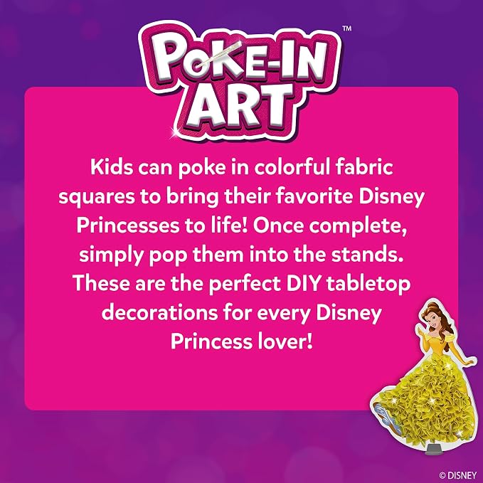 Skillmatics Poke-in Art – Disney Princesses, Wood Craft Kit, Gift for Kids - Image 8