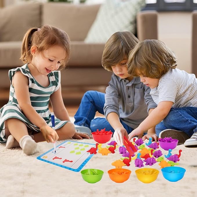 Tsomtto Counting Dinosaurs Montessori Toys for 3 4 5 Years Old Boys Girls - Image 6