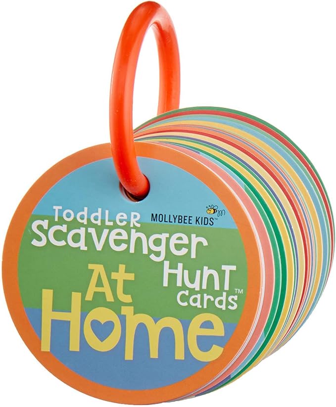 MOLLYBEE KIDS Toddler Scavenger Hunt Cards at Home, Toddler Activity, Ages 2, 3, Indoor Scavenger Hunt Game by MollybeeKids