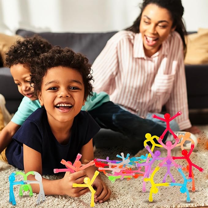 48pcs Magnetic People Figures for Kids 3-8 Travel STEM Fidget Toy - Image 3