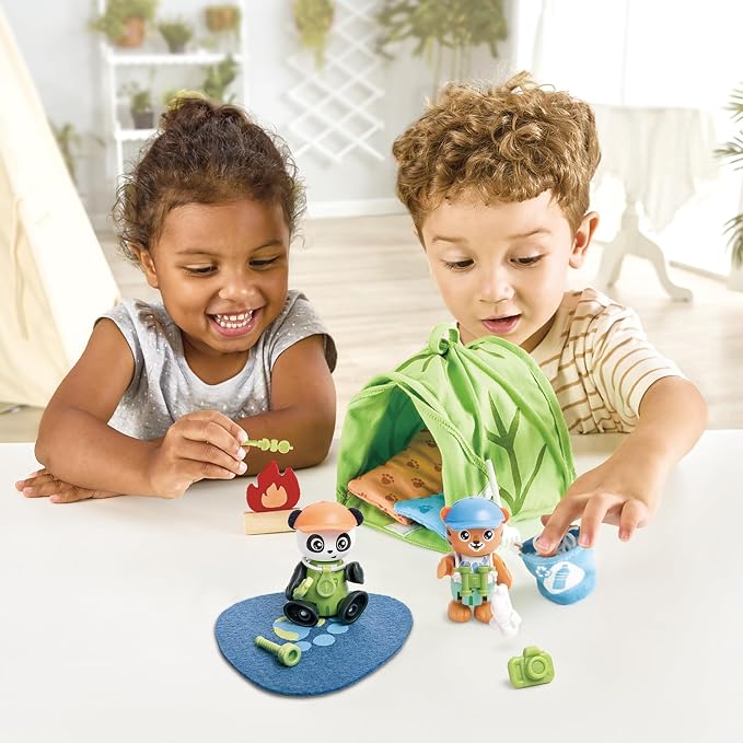 Hape Eco-Camping Playset, Green Planet Explorers | Pretend Outdoor Toys for Kids, for Children Ages 3+ Years - Image 4