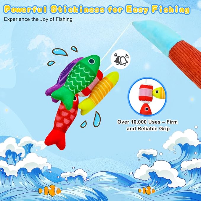 Montessori Fishing Toys for Babies 6+ Months,10-in-1 Fishing Game - Image 5