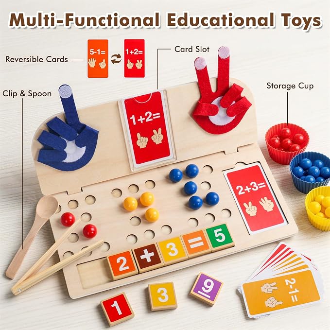 Math Manipulatives Montessori Toys for 3 Year Old Preschool Educational Toy - Image 6