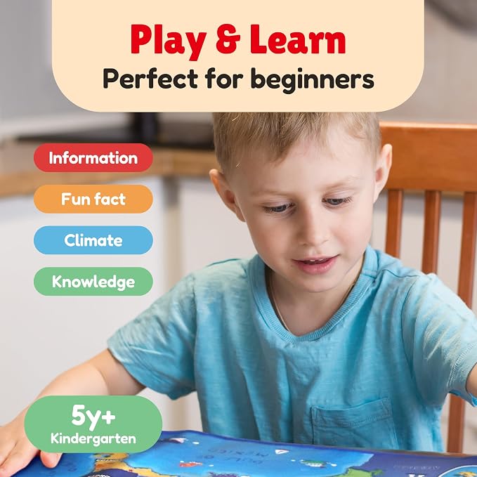 BEST LEARNING i-Poster My USA - Interactive Talking US Map for Kids - Image 2