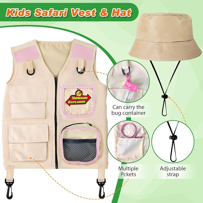 YOPINSAND Kids Explorer Kit & Bug Catcher Kit, Kids Outdoor Exploration Set - Image 2