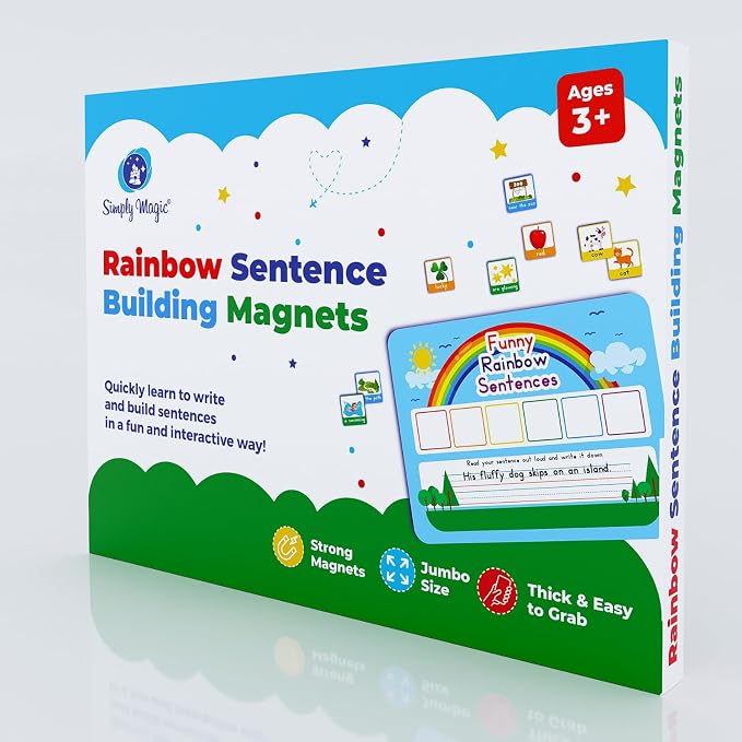 110 PCS Sentence Building Kit for Kids, Speech Speak Spell – Simply Magic - Image 8