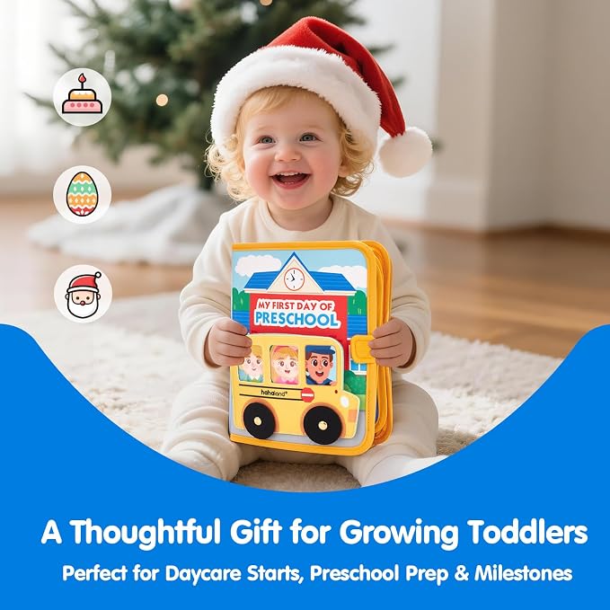 hahaland Busy Book Preschool Learning Activities, First Day of School Gifts - Image 8