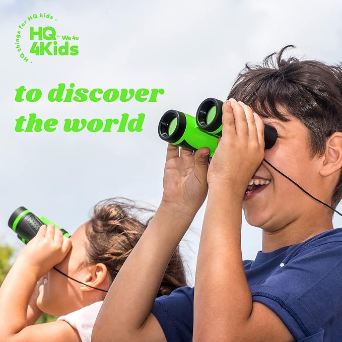 Outdoor Adventure Kit for Kids: Binoculars, Compass, Magnifying Glass & Flashlight. 3-12 Year Old Boys & Girls (Green) (Green) - Image 3