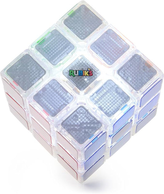 Rubik’s Cube, Pulse Cube, Light-Up Brain Teaser Puzzle for Speed Cubers, Solve The Puzzle Before The Lights Turn Off, Problem-Solving Brain Teaser & Fidget Toy for Adults, Teens, Kids Ages 8 & Up