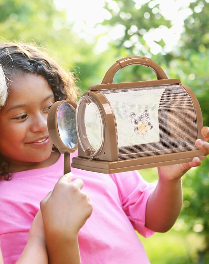ROBOTIME Kids Explorer Kit, Outdoor Bug Catcher Kit for Kids with Magnifying Glass & Butterfly Net, Fun Bug Catching Kit for Backyard & Camping, Bug Catcher for Boys & Girls 3-12 - Image 5