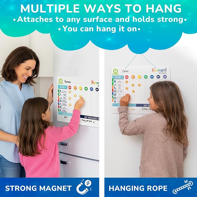 Reward Chart for Kids - Magnetic Behavior Chore Chart for Kids at Home - Image 3