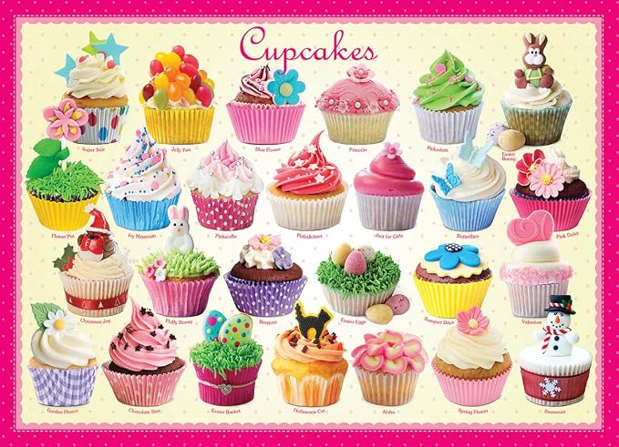 Eurographics Cupcakes Puzzle, 100-Piece - Image 2