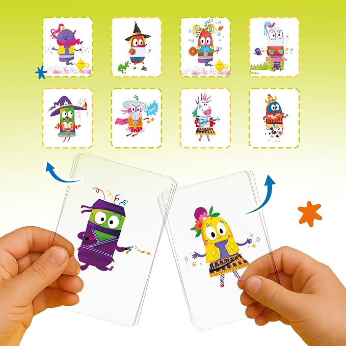 Kidrox Mix & Match Character Building Flash Cards, Transparent Layerable Learning Cards, 45 Pack - Image 4