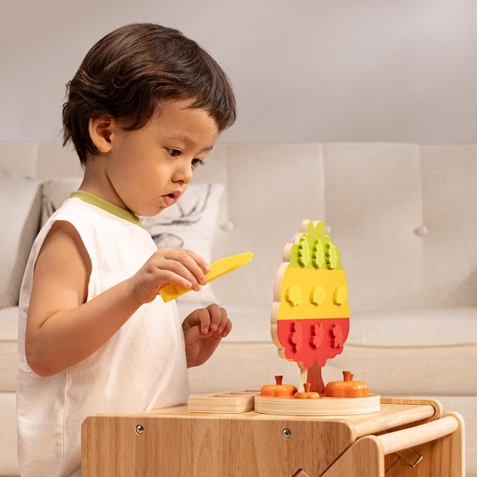 Pumpkin Picking Magnetic Tree Toy, Montessori Toys for 3 4 5 6 Year Old Kid - Image 8