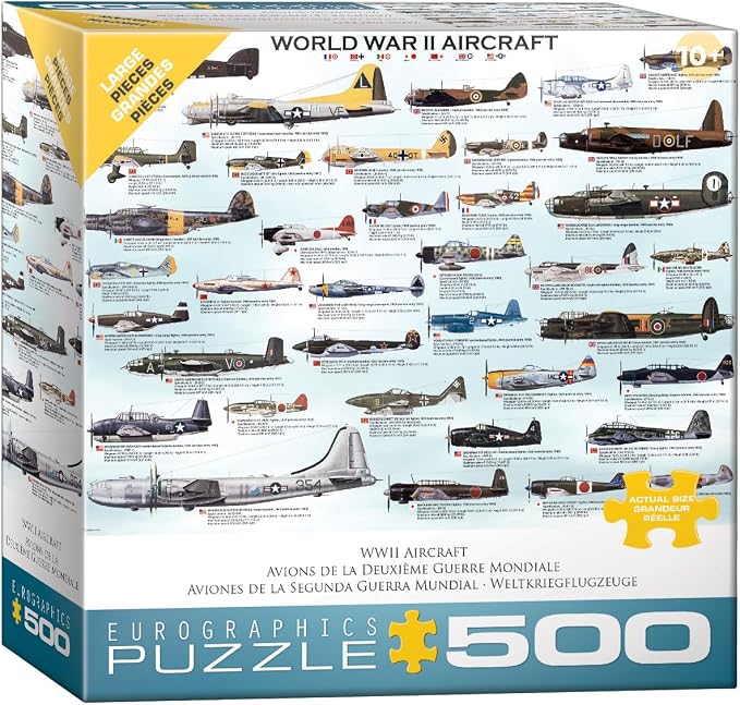 World War II Aircraft Puzzle, 500-Piece by EuroGraphics