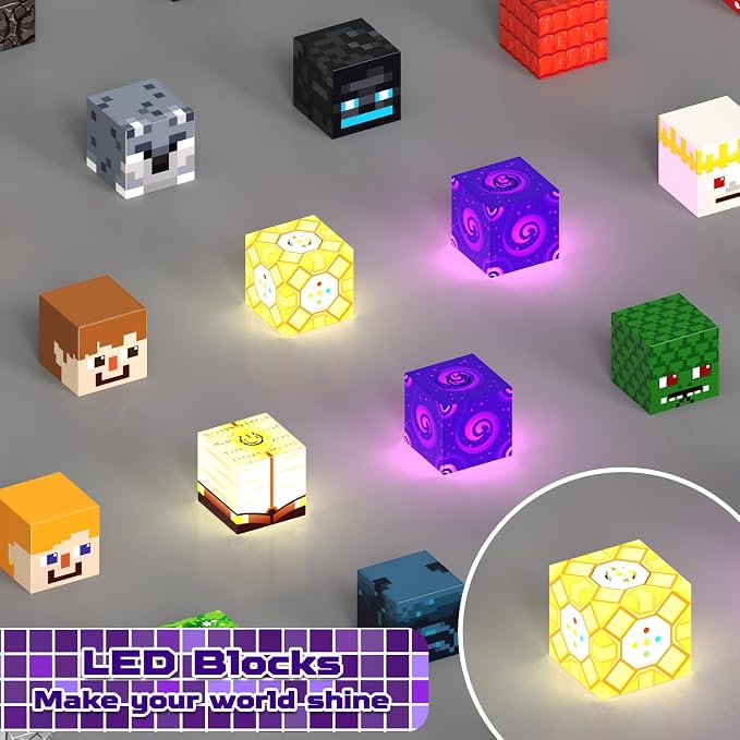 200 PCS Magnetic Blocks - Light Up Magnetic Building Blocks for Kids, Magnet Cubes Stacking for Boys Girls, STEM Montessori Sensory Toys Ages 3 4 5 6 7 8 9 10 11 12 13 Birthday Gifts - Image 6
