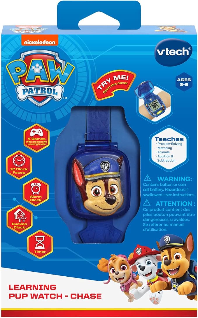VTech PAW Patrol Learning Pup Watch, Chase - Image 7