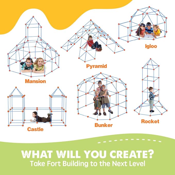 Tiny Land Fort Building Kit for Kids Ages 4-12, STEM Building Toy - Image 6