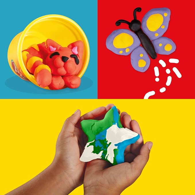 Play-Doh Bulk Pack of 48 Cans, 6 Sets of 8 Modeling Compound Colors, 3oz, Back to School Gifts & Prizes for Students & Classroom, Preschool Toys for Kids, Ages 2+ (Amazon Exclusive) - Image 9