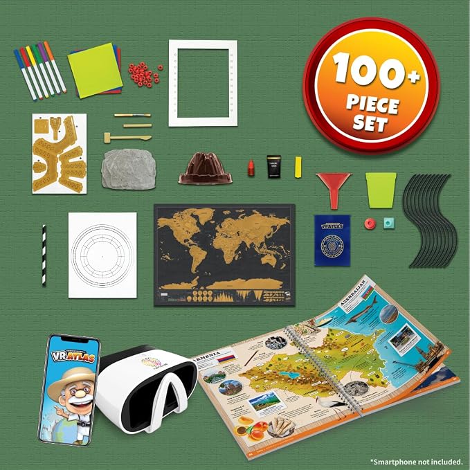 Abacus Brands Professor Maxwell's VR Atlas - Science Kit for Kids 8-12 - Image 2