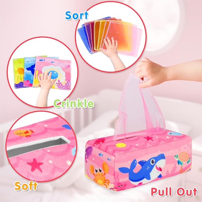 Baby Tissue Box Toys: Montessori Toys for Babies 6-12 Months - Image 5