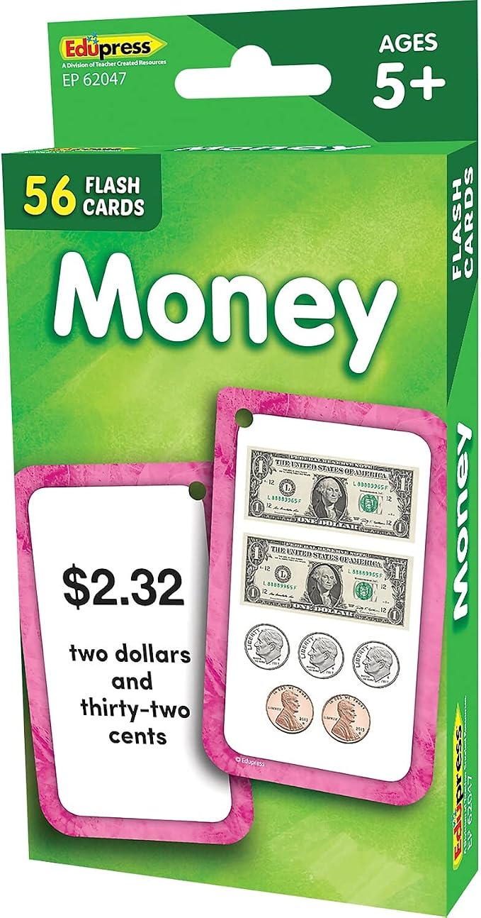 Teacher Created Resources Money Flash Cards (EP62047) by TeacherCreatedResourcesOS