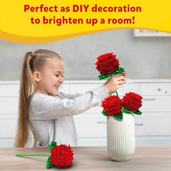 Skillmatics Poke-in Art – Rose Bouquet, Wood Craft Kit, Gift for Kids - Image 5