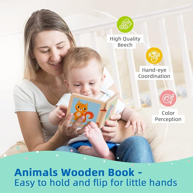 TOOKYLAND Montessori Toys for Babies 6-12 Months, 7 in 1 Learning Toy Set - Image 4