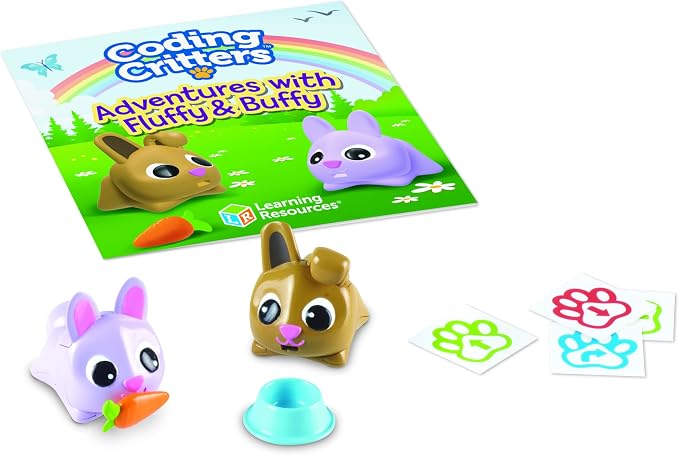 Learning Resources Coding Critters Pair a Pets Bunnies Fluffy & Buffy by LearningResources