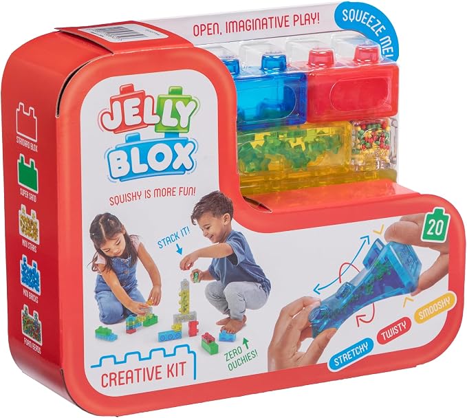 Jelly Blox Creative Kit | Includes 20 Blocks | Toddler & Preschool - Image 8